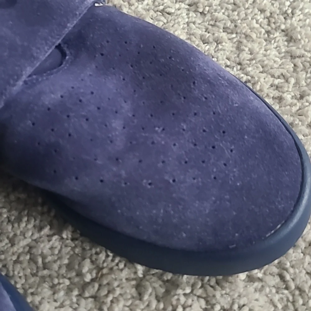 EUC Adidas Tubulae Invader Strap Suede Sneaker Dark Blue Men 10.5